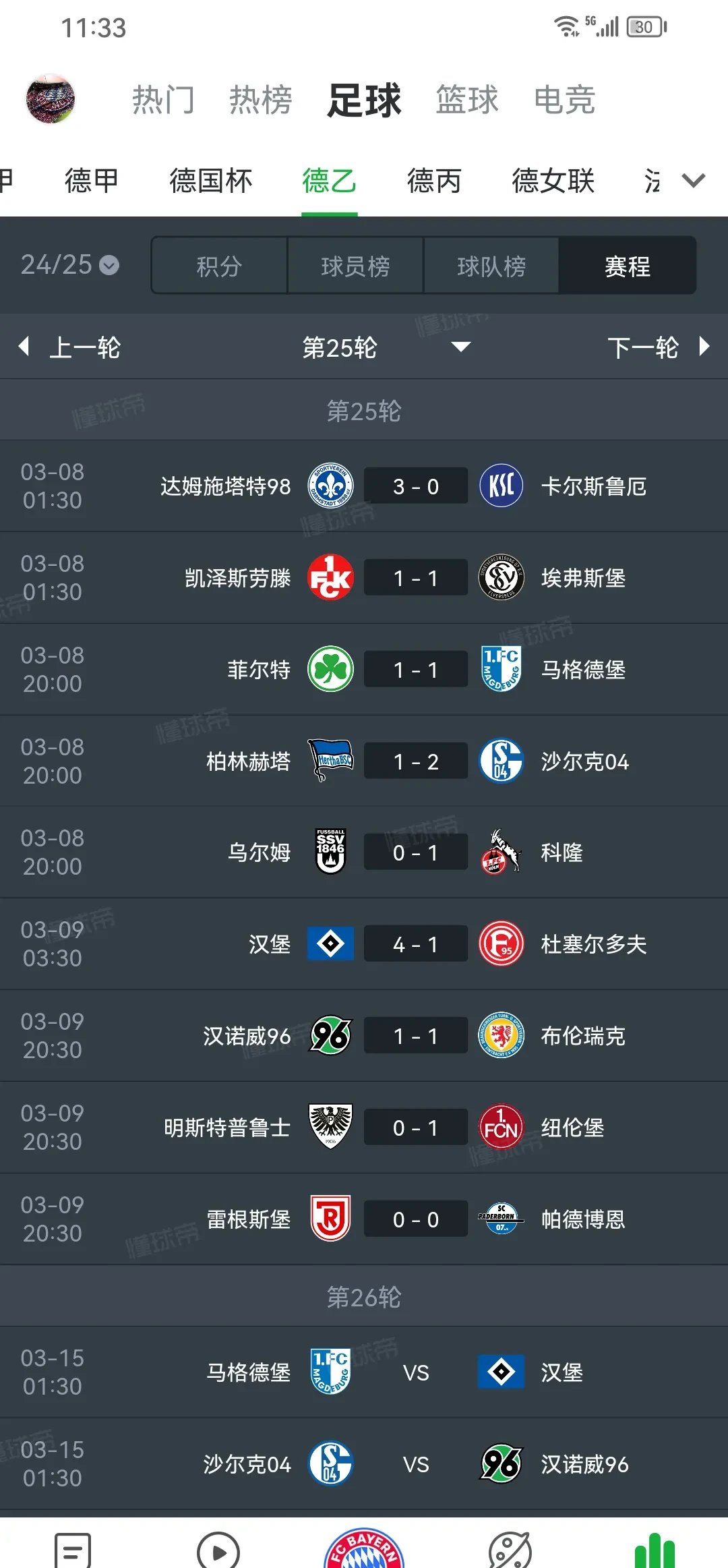 汉堡球员们拼尽全力，为球队带来胜利